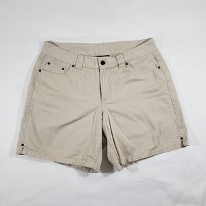 Venezia Khaki 5-pocket shorts Size 16  Sold at Lane Bryant 100% cotton